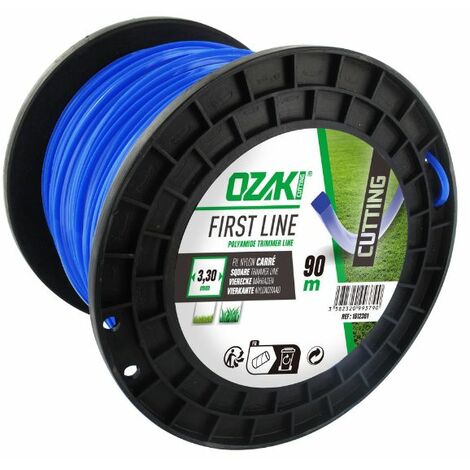 Fil nylon débroussailleuse carré Ozaki 3,30mm 200 mètres (1/3)