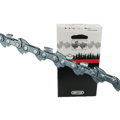 Lot De 2 Chaînes Tronçonneuse Oregon 3/8 LP 56 Maillons - Guide 40cm 1.3mm Faible Rebond
