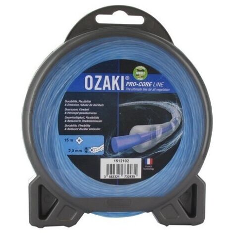 Fil Nylon Ozaki 3.5mm Lame Dentelée Tube 20 Fils - Coupe Nette Motoculture GREENSTAR