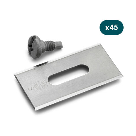 Kit de 45 lames endurance HSS pour robot tondeuse – Acier haute qualité – Durabilité 5x supérieure – Compatible Husqvarna et Gardena (1/2)