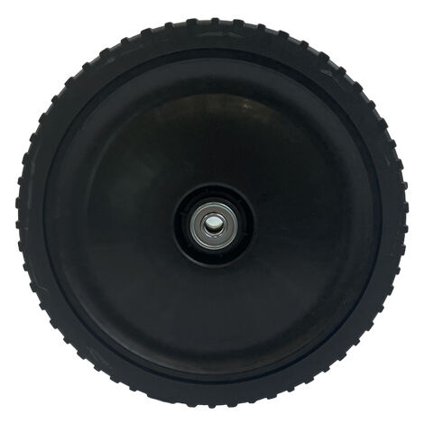Roue arrière tondeuse à gazon 255mm – Largeur 50mm – Roulement à billes pour performance optimale – Compatible Scheppach et Woodster