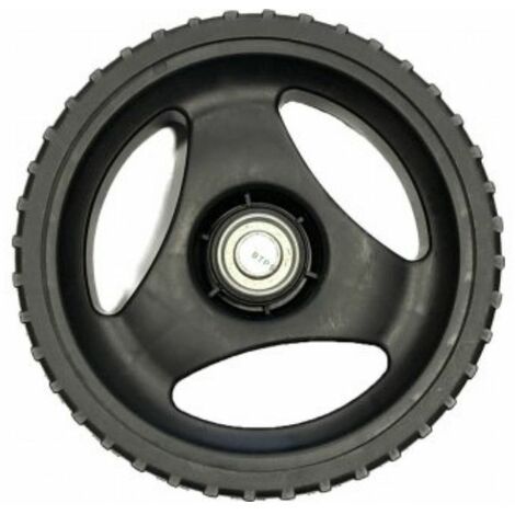Roue de tondeuse à gazon 200mm – Roulement à billes pour performance – Compatible Scheppach et Woodster – Remplacement d'origine