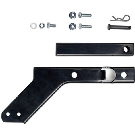 MTD – Crochet attelage pour tondeuse Cub Cadet LT – Métal noir – Compatible avec modèles LT1 NR92, LT2 NR92, LT3 PR105 – Accessoire ramassage