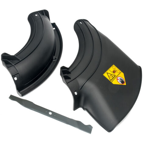 MTD – Kit mulching pour tondeuse autoportée LR Cub Cadet – Compatible avec modèles LR1 MR76, LR1 MS76, LR2 ES76 – Obturateur, déflecteur, lame