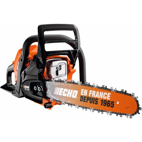 Echo – Tronçonneuse thermique 35 cm – Cylindrée 34.4 cm3 – Puissance 1.50Kw – Système antivibration – Tendeur de chaîne latéral