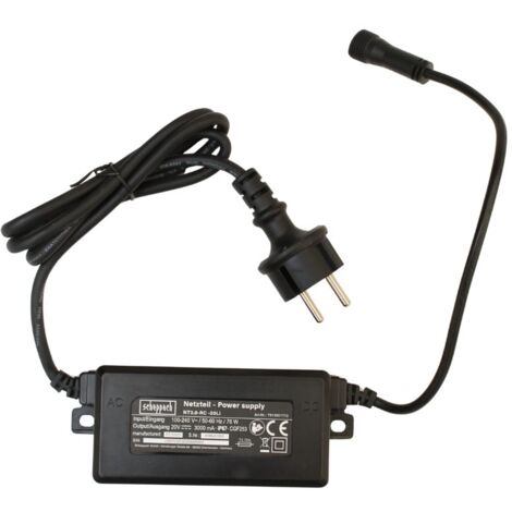 Scheppach – Alimentation pour station robot tondeuse – Recharge rapide 20V 3000mA – Étanche IP67 – Compatible modèles PX-RRM-600Wi et Robocut XXL900 – 7913001713