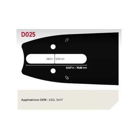 Guide de tronçonneuse OREGON 203SFHD025