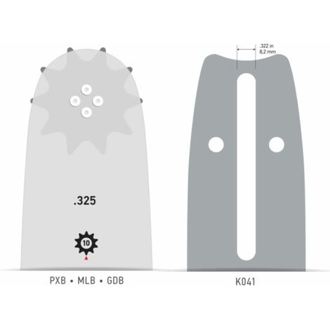 Guide chaîne tronçonneuse Oregon 325 058 PXBK041 AdvanceCut  38cm