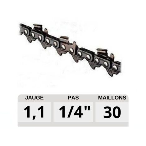 Chaine tronçonneuse SNK 1/4" 043 30 dents élagueuse Forestal (1/2)