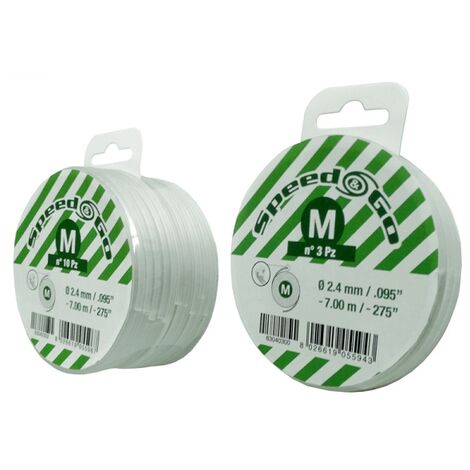 Oleo Mac – Recharge de fil 2.4mm x 7m – Lot de 10 disques pour tête débroussailleuse Speed and Go – Compatible Oregon Gator SpeedLoad (1/2)