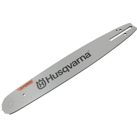 Husqvarna – Guide chaîne tronçonneuse 50cm 3/8' – Jauge 058 – Renforcé avec graissage automatique – Pour bois dur et teck