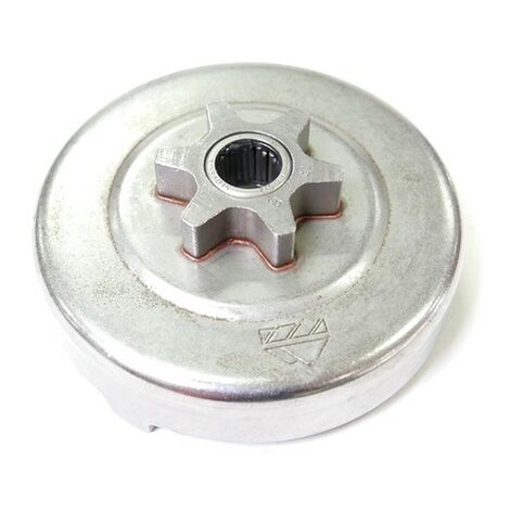 Pignon entraînement chaîne tronçonneuse 3/8 – 6 dents – Pour Dolmar PS 350/351 et Makita DCS 3500/4300 – Diamètre intérieur 69.5mm (1/4)