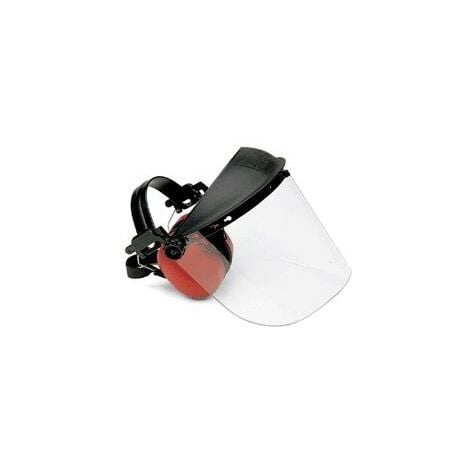 Visiere protection PVC + oreillettes anti bruit