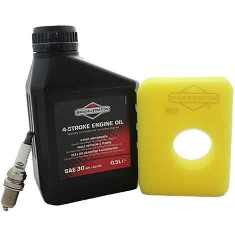Kit entretien moteur Briggs et Stratton filtre jaune - 992231