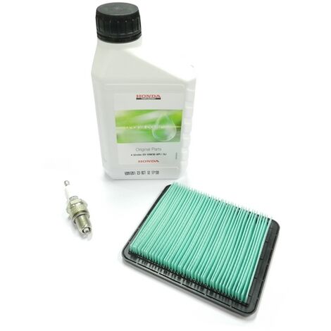 Kit entretien moteur thermique – Filtre à air Honda – Bougie W20EPR-U – Huile 0.60l – Notice d'utilisation – 6211ZL8010