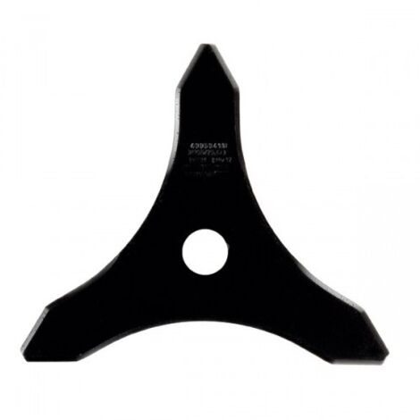 Lame débroussailleuse 3 dents pour taillis – Alésage 25,4 mm – Diamètre 255 mm – Épaisseur 3 mm – Préconisée pour débroussailleuse 22 cc