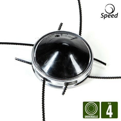 Tête à fil débroussailleuse universelle – 4 fils Nylsaw – Chargement rapide sans outils – Adaptable à tous modèles – Speed (1/4)