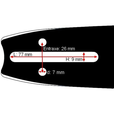 Guide OZAKI pro steel coupe 18 - 45cm Empreinte P pas: .325 .058 (1,5mm