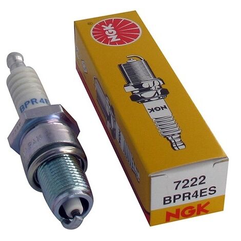 Bougie moto 13,7 mm – Longueur filetage 19,9 mm – Adaptable pour Honda et Husqvarna – BPR4ES – NGK (1/3)