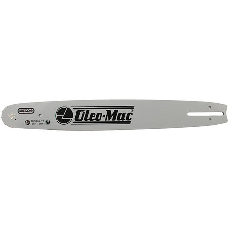 Oleo Mac – Guide chaîne tronçonneuse 40 cm – Pas 325 – Jauge 1.3 mm – Pour bois dur – 50062006R