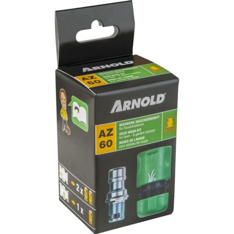 Dreyoo Kit de lavage de pont pour tondeuse à gazon, adaptateur de lavage rapide, accessoires de nettoyage pour tondeuse à gazon autoportée, compatible avec MTD, Troy Bilt, tracteur artisanal