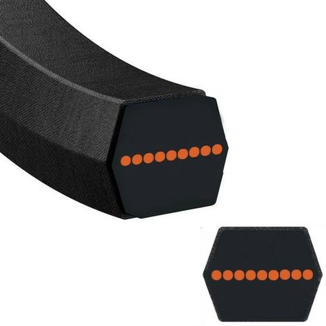 Courroie pour moteur thermique hexagonale 754-04175 – Longueur 92cm – Compatible tracteurs de pelouse MTD et autres marques