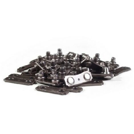 Maillons d'attaches mâle et femelle pour chaîne tronçonneuse 3/8 058 (1.5mm) – Sachet de 10 – Compatible toutes marques – Liaison solide