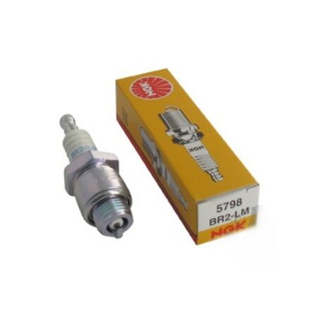 Bougie pour tondeuse Briggs Stratton – Résistance 10 KOhm – Dimensions 21mm – BR2LM – NGK