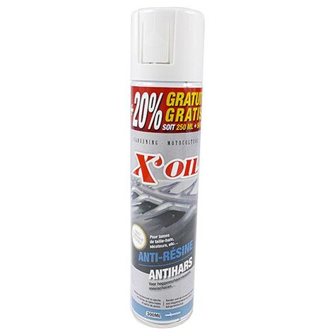 Anti résine taille-haies 300 ml – Élimine résines d'arbres – Pour nettoyage et graissage lames – Contenance idéale pour usage professionnel