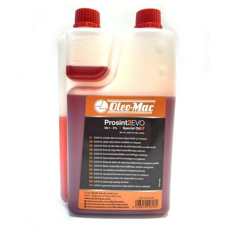 Huile 2 temps Oleo Mac 1L semi synthèse PROSINT à 2%