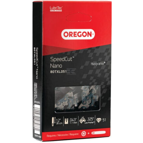 Chaine de tronçonneuse Stihl et Husqvarna Oregon 80TXL051E / SpeedCut Nano (1/2)