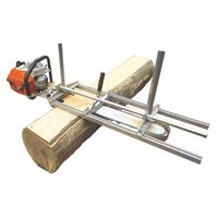 Guide De Coupe Pour Tronçonneuse - Scierie Portable, Coupe Verticale, Réglable 80-160 Mm, Pour Bois Dur, Acier Renforcé