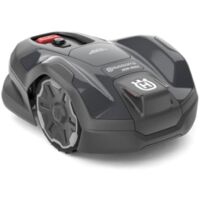 Husqvarna – Robot tondeuse sans fil 305E Nera – Tonte autonome jusqu'à 600 m² – Technologie EdgeCut pour bordures impeccables – Application Automower Connect