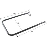 Castelgarden – Guidon inférieur tondeuse GGP Performance Power – Fixation à 2 trous – Longueur barres identique – Pour modèles R484TR, TD484TR, W484TR