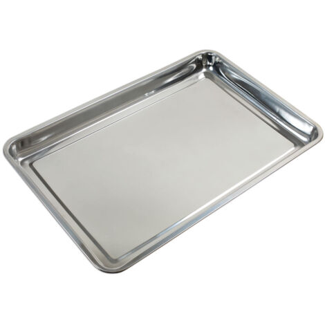 VASSOIO DI RACCOLTA IN ACCIAIO INOX 60 X 40 CM