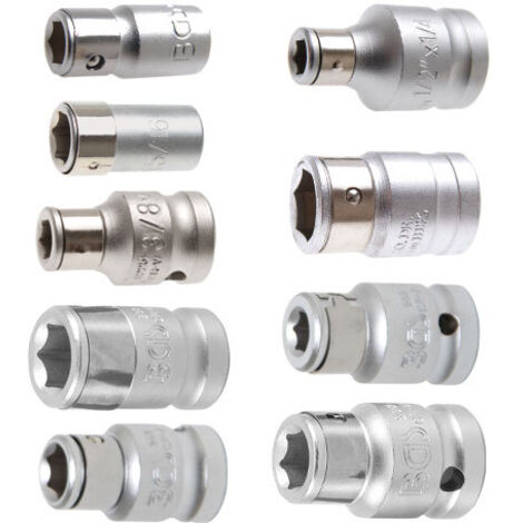 Set 11 Pezzi 1/4 3/8 Set Buscole KS Tools Per Candelette E Candele - 11 Pezzi 1/4 + 3/8 Con Snodo | Profilo Esagonale E Dodecagonale Bussole Candelette Snodo