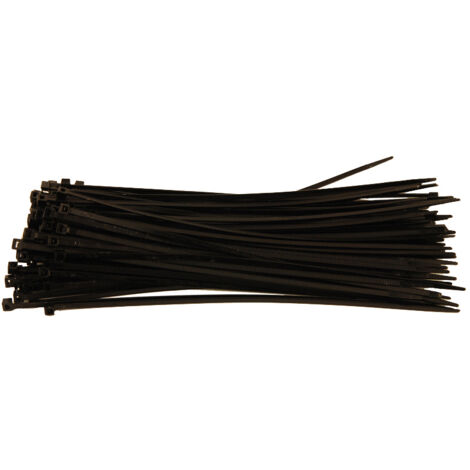 Fascette stringicavo Nero 290 x 4.8 mm - 100 Fascette di cablaggio in plastica