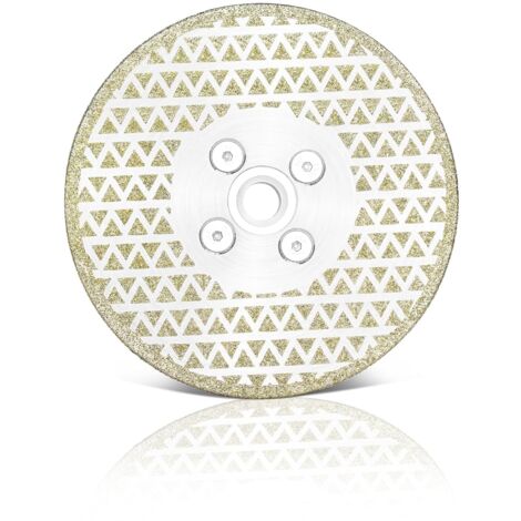Disque Diamant 105mm Double Face SANLEETEK - Pour Coupe/meulage Granit, Marbre, Céramique, Filetage M14