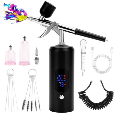 Kit aérographe multifonction double action Kit aérographe sans fil Pour