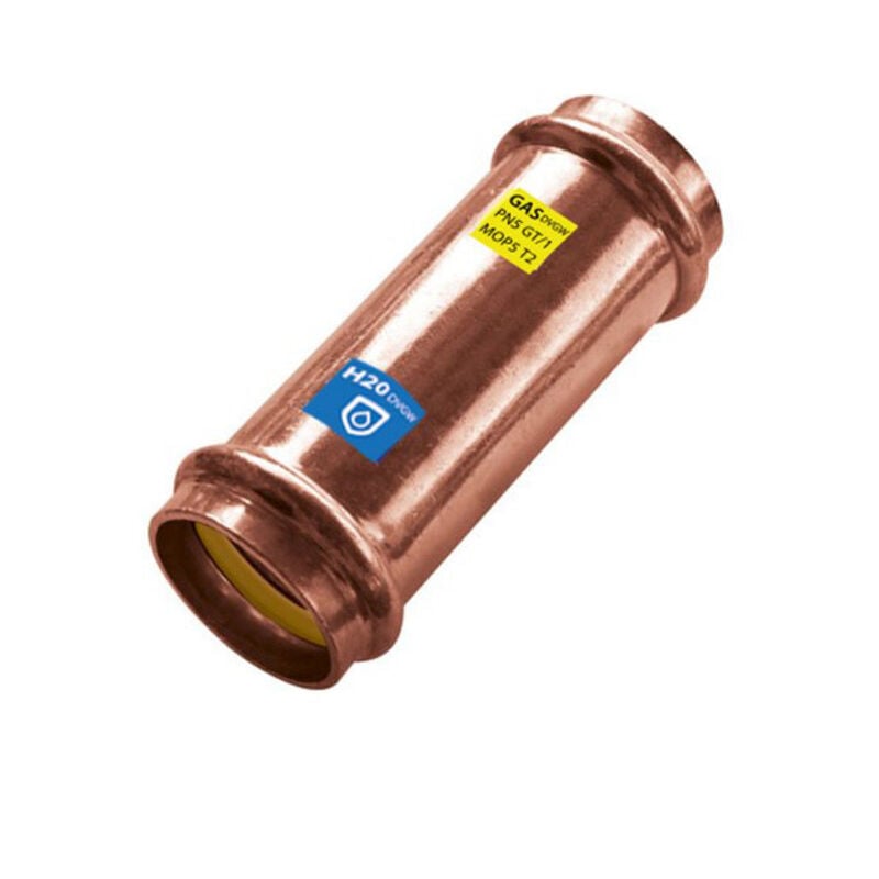 Sanpro Pressfitting Kupfer Kupplung - Muffe - Schiebemuffe, Größe V 12