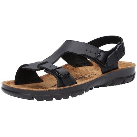 Birkenstock Sandale Saragossa Briko Flor Black 36