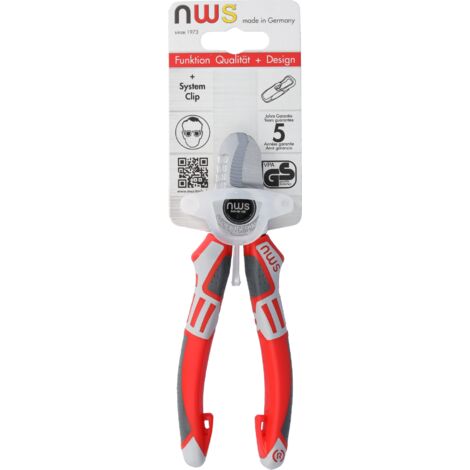 NWS Kabelschneider 210 Mm - Profi Handkabelschere Mit SoftGrip Griffen