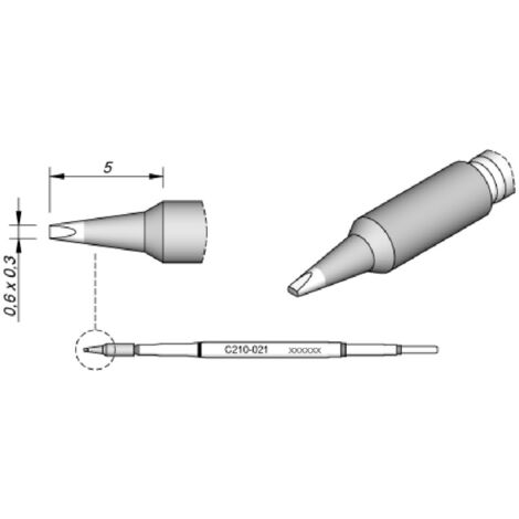 Aixun série C210 C210-I010, C210-S020, C210-K030 ponta de ferro de solda de substituição para