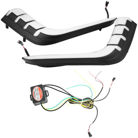 Luci Diurne LED Per Auto - 2 Pezzi 45cm Con Indicatore Direzione Sequenziale - Foto 8