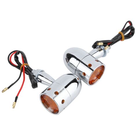 Luces Led Para Motocicleta De 1.969 En, Estilo Bala. | Meses Sin Interés
