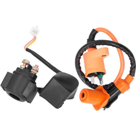 Bobina Di Accensione GY6 50 125 150CC Relè Di Avviamento Per - Foto 2