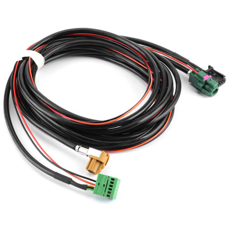 USB AUX Kabelboom Sockets Schakelaar Beam Adapter MIB Connector Carplay MQB telefoon 5G0 035222 E 5Q0 035724 Geschikt voor