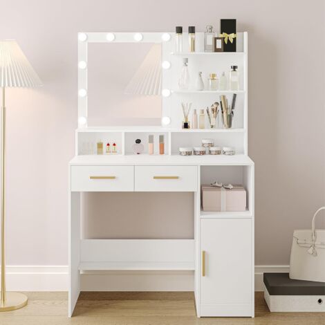 Toeletta da Trucco, con 10 Luce LED con Luminosità Regolabile