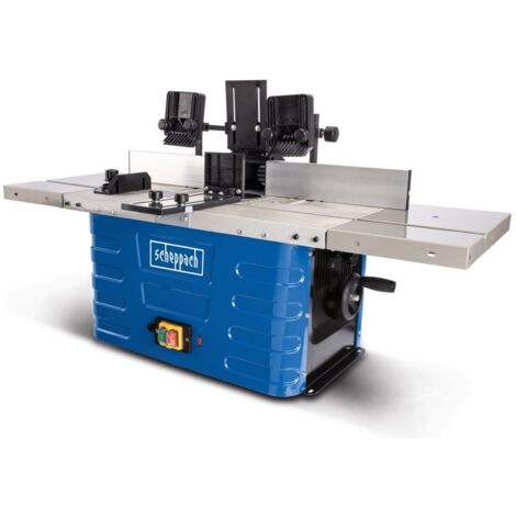Fräsmaschine HF60 Scheppach - Tischfräsmaschine 230V 1500W Spannzangen 6/8/12mm Spindelhöhe 40mm