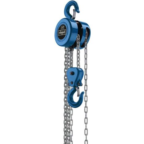 Kettenzug CB02 Scheppach  2000 kg max. Tragkraft  3 m Hubhöhe  2,5 m Bedienkette